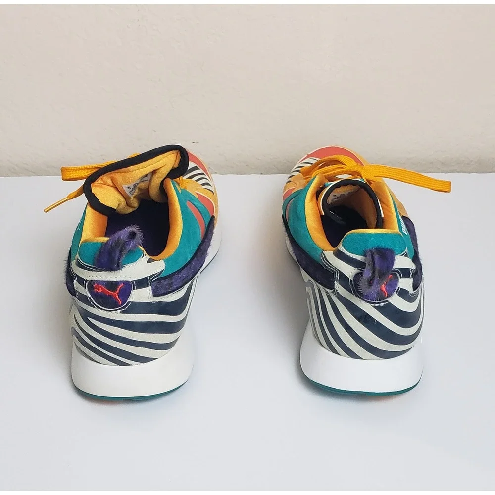 Puma Multi-Color Zebra Leopard Sneakers Mens 14 Retro Streetwear Hypebeast